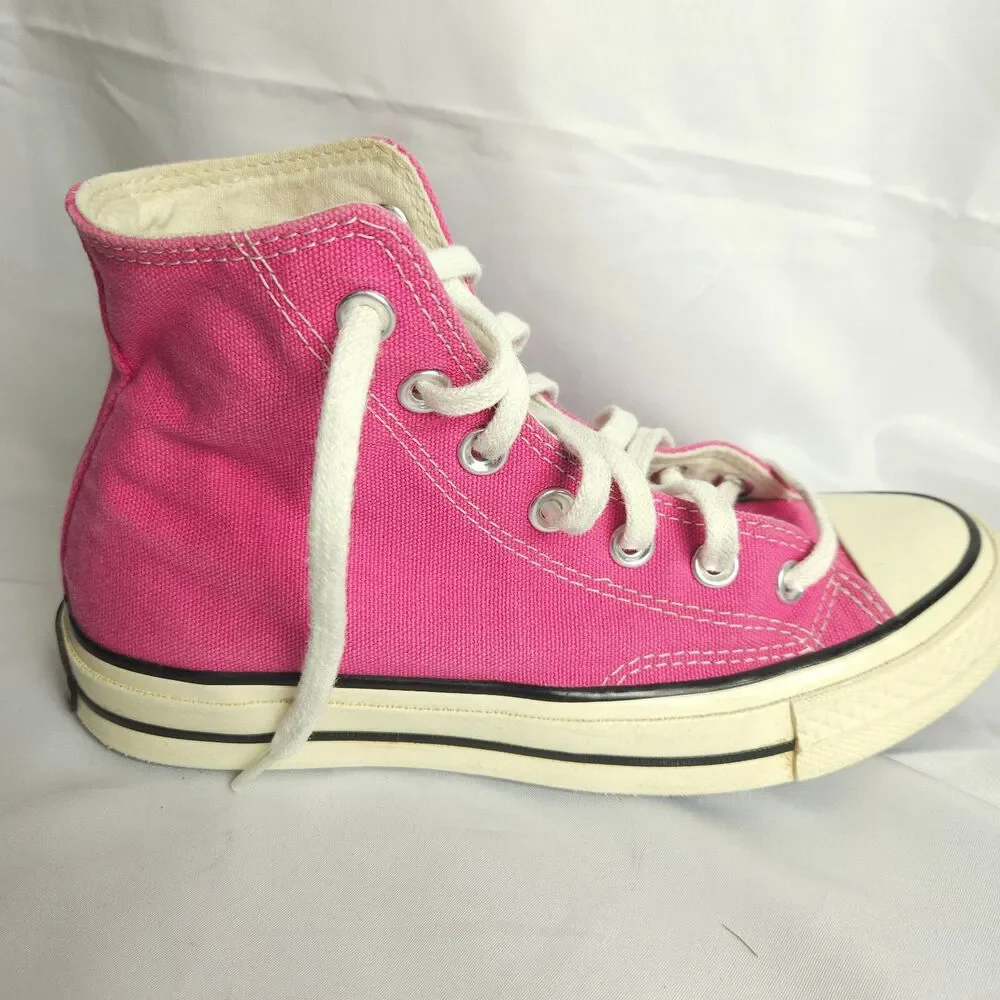 Converse Chuck 70 High Top Lucky Pink Sneakers Mens 4 Womens 6 EU 36.5 - Picture 8 of 11